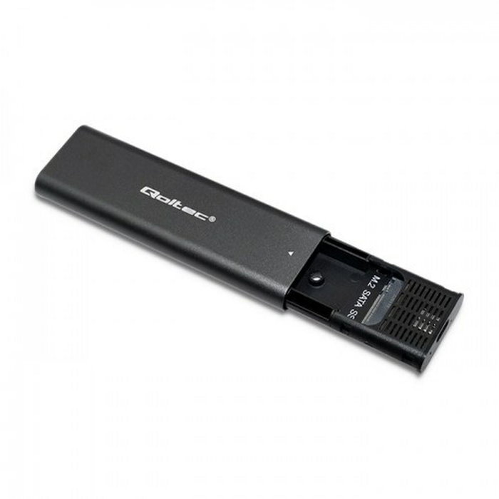 QOLTEC Boîtier pour disques M.2 USB 3.1 Gen 1 noir