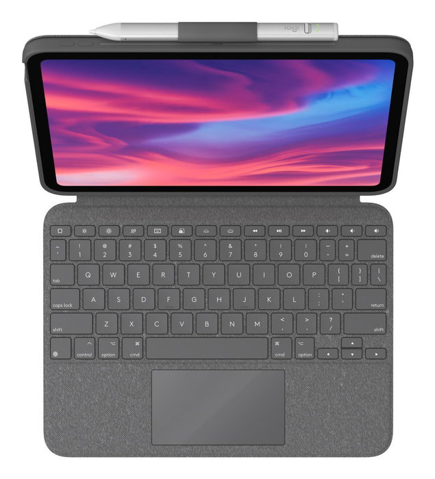 Logitech Combo Touch pour iPad 11 pouces, Gris (DE)​