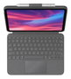Logitech Combo Touch pour iPad 11 pouces, Gris (DE)​
