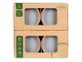 La Dehesa Set de 4 Cazuelas en Terre Cuite Gris 16 cm (Set de 6)