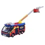 Simba - Sam le Pompier - Camion de Pompier Jupiter avec Sons et Lumières - 2 Figurines Articulées (Sam et Radar) et Accessoires - 3 Piles Incluses