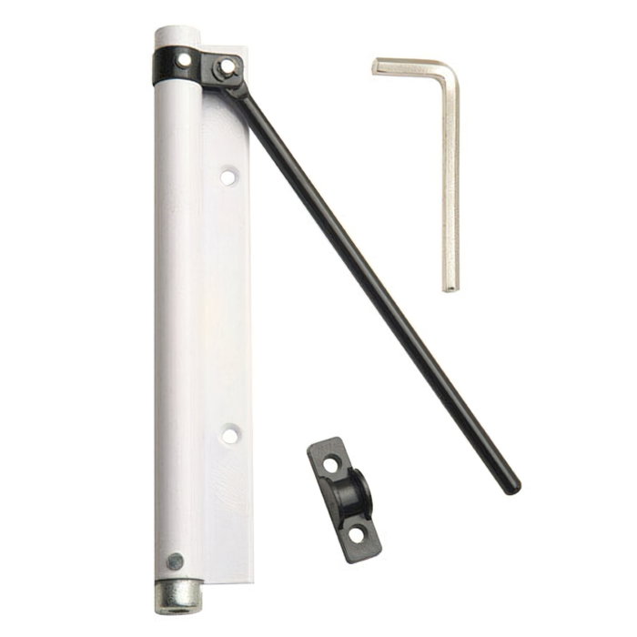 WOLFPACK LINEA PROFESIONAL Ferme-porte en aluminium anodisé blanc WOLFPACK LINEA PROFESIONAL Ferme-porte en aluminium anodisé blanc