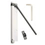 WOLFPACK LINEA PROFESIONAL Ferme-porte en aluminium anodisé blanc