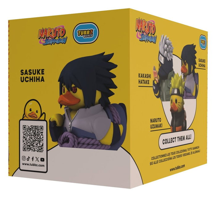 Numskull Naruto Shippuden Tubbz Sasuke Uchiha Figurine PVC Boxed Edition 10 cm