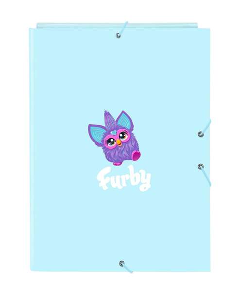 Safta Carpeta folio 3 solapas Furby 26x33,5x2,5 cm - Dossier à 3 rabats - À partir de 3 ans