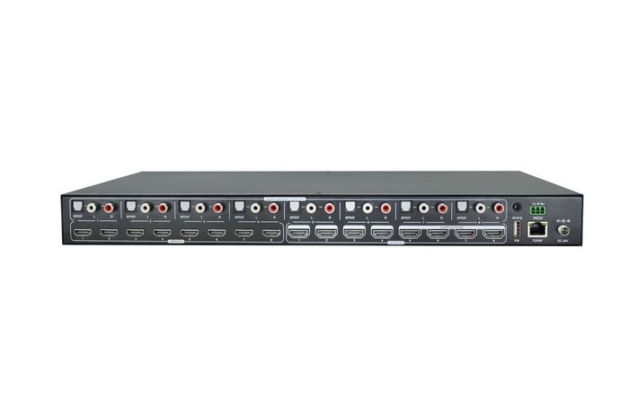 Vivolink VLHDMIMAT8X8 Commutateur Matriciel HDMI 2.0 8x8 - 4K@60Hz HDR10, HDCP 2.2, 18 Gbps, Extraction Audio Toslink Vivolink VLHDMIMAT8X8 Commutateur Matriciel HDMI 2.0 8x8 - 4K@60Hz HDR10, HDCP 2.2, 18 Gbps, Extraction Audio Toslink