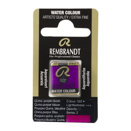 Rembrandt Pastille d'Aquarelle Pourpre Quinacridone Azulado 593