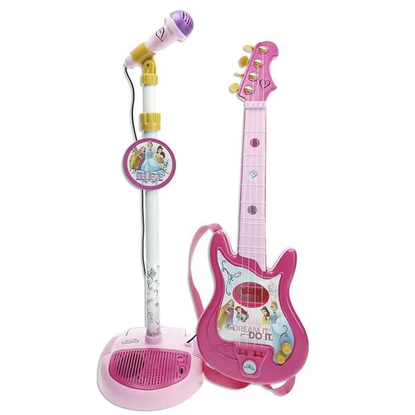 Reig - Microphone et guitare jouet pour enfant 3+ ans, nécessite 4 piles LR6 (non incluses), plastique Reig - Microphone et guitare jouet pour enfant 3+ ans, nécessite 4 piles LR6 (non incluses), plastique