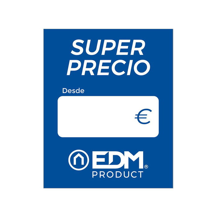 Edm Cartel promotionnel bleu 39 x 48 cm Edm Cartel promotionnel bleu 39 x 48 cm