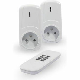 Chacon Kit de 2 prises télécommandées on/off avec télécommande 4 canaux