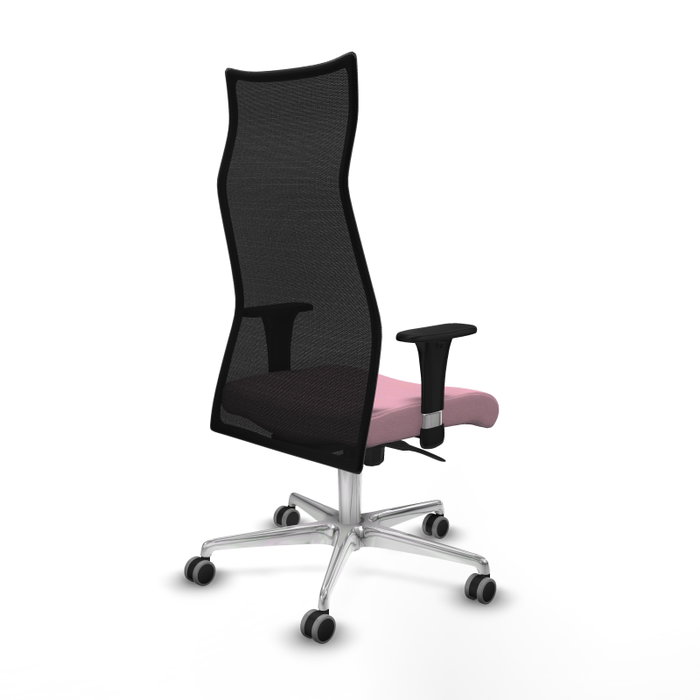 Piqueras y Crespo Chaise de Bureau Albacete Rose et Noir