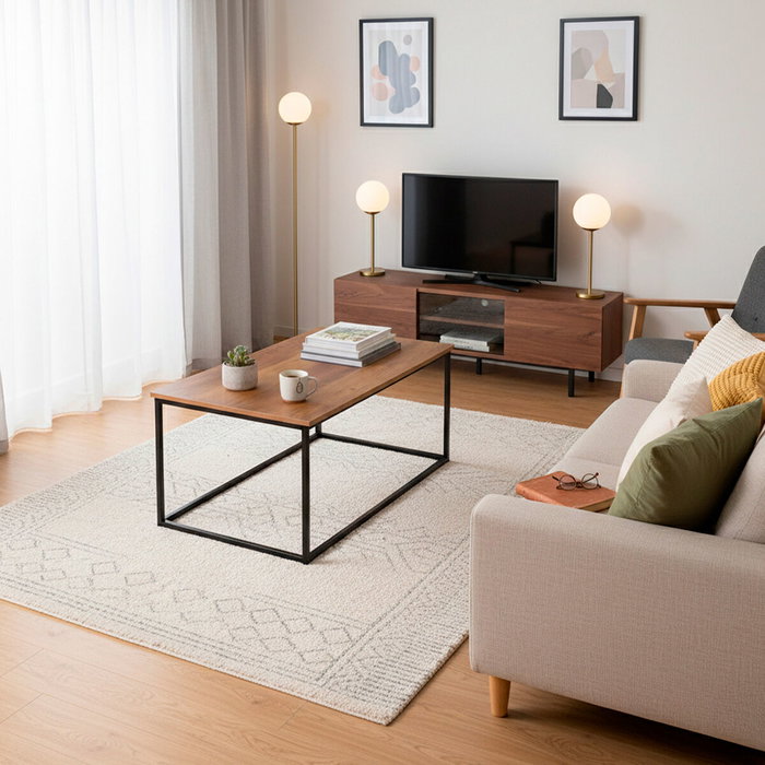 Max Home Table Basse Marron et Noir Max Home Table Basse Marron et Noir