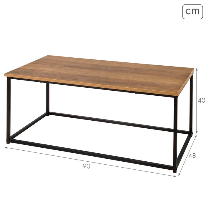 Max Home Table Basse Marron et Noir Max Home Table Basse Marron et Noir