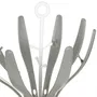 Beaba Égoutte-Biberon Pliable, Gris Fleuri, Sèche Hygiéniquement Jusqu'à 8 Biberons et Accessoires, Compact pour Petits Espaces