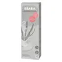 Beaba Égoutte-Biberon Pliable, Gris Fleuri, Sèche Hygiéniquement Jusqu'à 8 Biberons et Accessoires, Compact pour Petits Espaces