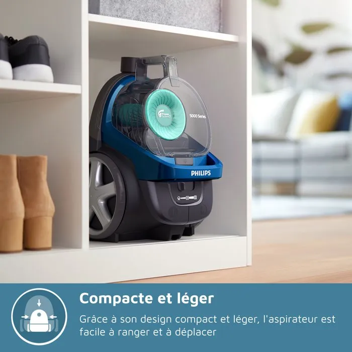 Philips FC9557/09 Série 5000 Aspirateur sans sac Noir intense