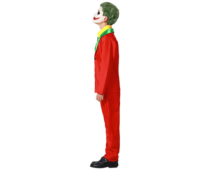 atosa Déguisement de Clown Rouge avec Veste pour Enfant atosa Déguisement de Clown Rouge avec Veste pour Enfant