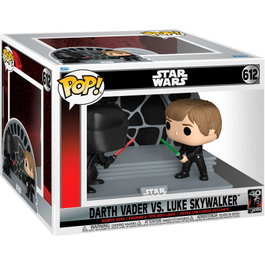 Funko Figura POP Star Wars 40th Anniversaire - Darth Vader VS Luke Skywalker - Figurine de collection (environ 17.5 cm)