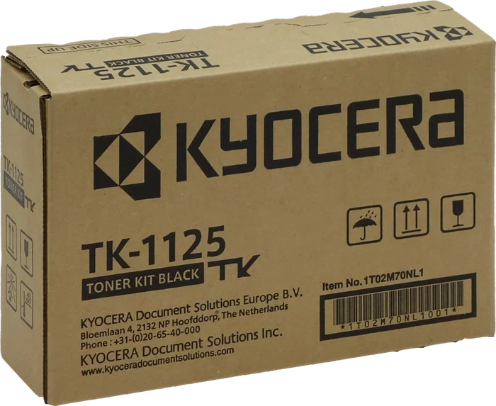 Kyocera Cartouche Toner TK-1125 Noir (1T02M70NL0)(1T02M70NL1) pour FS-1325MFP, FS-1061DN - Jusqu'à 2100 pages Kyocera Cartouche Toner TK-1125 Noir (1T02M70NL0)(1T02M70NL1) pour FS-1325MFP, FS-1061DN - Jusqu'à 2100 pages