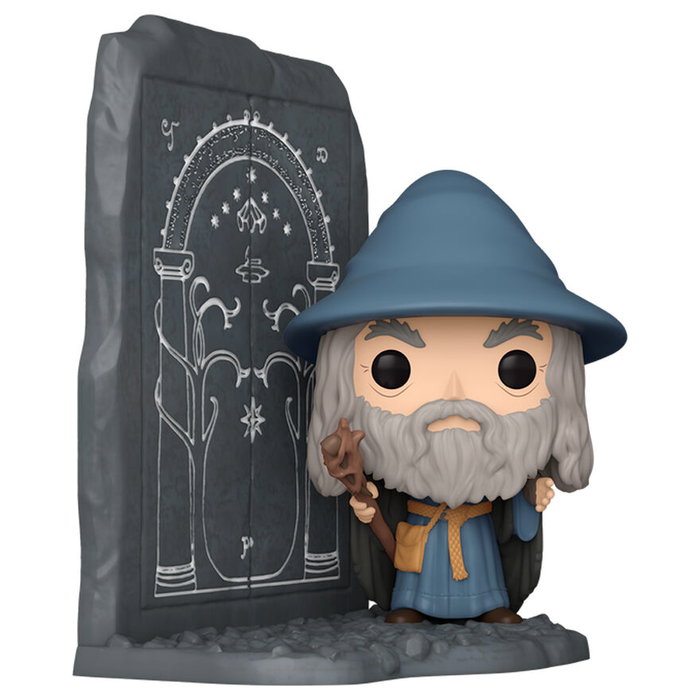 Funko POP! Deluxe Le Seigneur des Anneaux Gandalf avec les Portes de Durin - Figurine en vinyle 16,5 cm