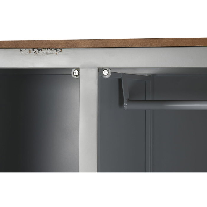 Armoire Home ESPRIT Container Bleu ciel Métal 112 x 46 x 174 cm Armoire Home ESPRIT Container Bleu ciel Métal 112 x 46 x 174 cm