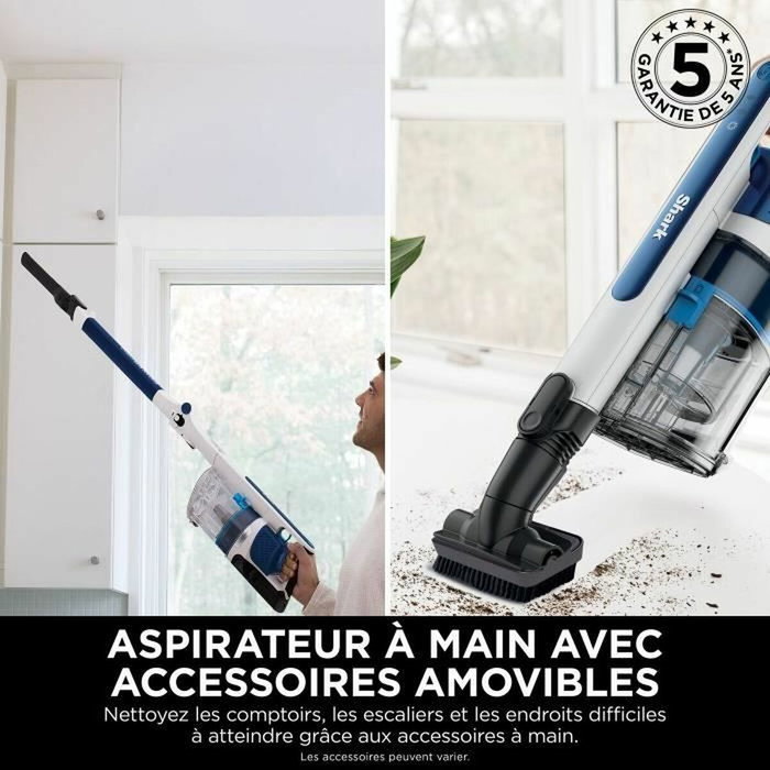 Shark PowerPro IZ380EU - Aspirateur balai sans fil Bleu et blanc Shark PowerPro IZ380EU - Aspirateur balai sans fil Bleu et blanc