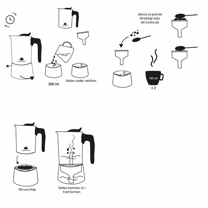 Bialetti Moka Express Cafetière italienne 300 ml Inox