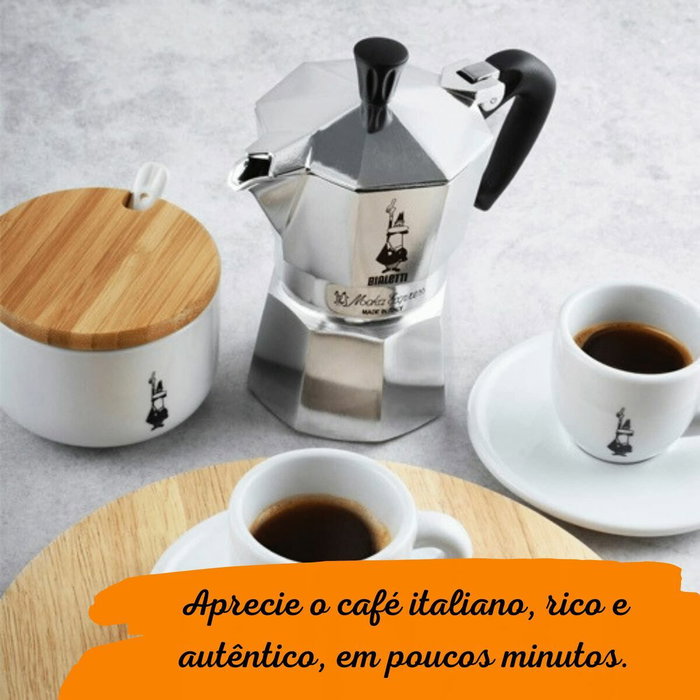 Bialetti Moka Express Cafetière italienne 300 ml Inox