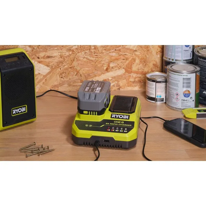 Ryobi RC18180 Chargeur rapide 18V ONE+