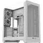 Thermaltake View 390 Air Snow - Boîtier PC moyen tour ATX, façade mesh panoramique avec verre trempé latéral, ports USB 3.0 et Type-C, inclus ventilateurs 2x120mm - Blanc