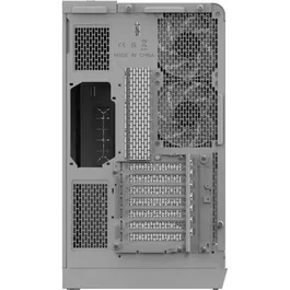 Thermaltake View 390 Air Snow - Boîtier PC moyen tour ATX, façade mesh panoramique avec verre trempé latéral, ports USB 3.0 et Type-C, inclus ventilateurs 2x120mm - Blanc