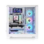 Thermaltake View 390 Air - Boîtier PC Gaming Midi Tower ATX, blanc, panneau vitré, flux d'air optimisé, USB-C