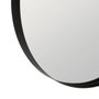 BigBuy Home Miroir mural Noir 60 x 4,2 x 60 cm