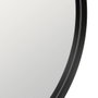 BigBuy Home Miroir mural Noir 60 x 4,2 x 60 cm