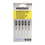 WOLFPACK LINEA PROFESIONAL Lot de 5 lames de scie sauteuse pour métaux fins HSS 21 TPI