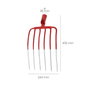 WOLFPACK LINEA PROFESIONAL Fourche Maurer sans manche 560, 6 dents