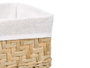 KIPIT Set de 3 paniers rectangulaires Madera + Blanco