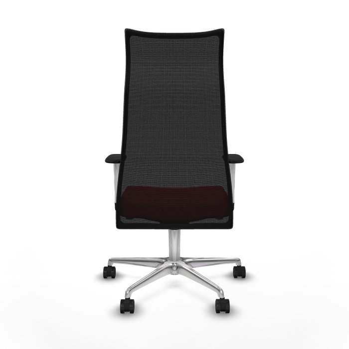 Piqueras y Crespo Chaise de Bureau Albacete Rouge et Noir
