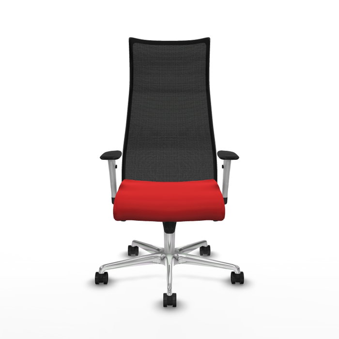Piqueras y Crespo Chaise de Bureau Albacete Rouge et Noir