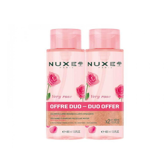 Nuxe Very Rose Set Duo Nettoyage et Apaisant 400 ml