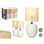 GIFTDECOR Lot de 2 Lampes de Table Blanches à Rayures