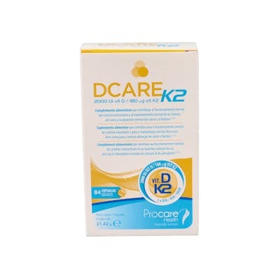 PROCARE DCARE K2 PROCARE 84 CAPS PROCARE DCARE K2 PROCARE 84 CAPS