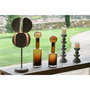 Vase Home ESPRIT Marron Verre Moderne 12,5 X 12,5 X 50,5 cm