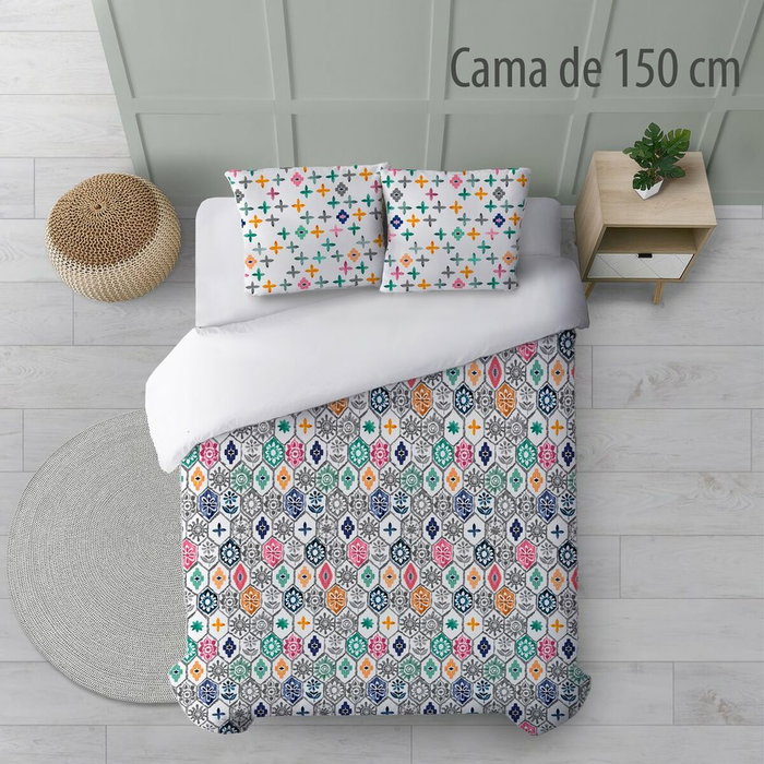 BigBuy Home Housse de Couette ARTE Multicouleur Grand lit 2 personnes 240 x 240 cm BigBuy Home Housse de Couette ARTE Multicouleur Grand lit 2 personnes 240 x 240 cm