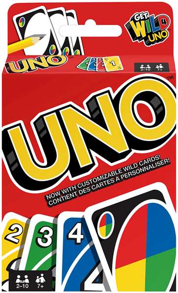 Mattel Jeu Uno - Jeu de cartes en espagnol/portugais - À partir de 5 ans Mattel Jeu Uno - Jeu de cartes en espagnol/portugais - À partir de 5 ans