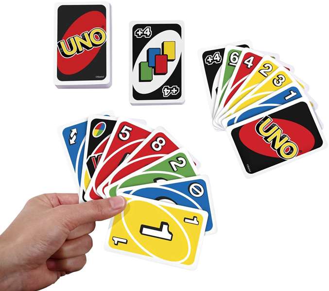 Mattel Jeu Uno - Jeu de cartes en espagnol/portugais - À partir de 5 ans Mattel Jeu Uno - Jeu de cartes en espagnol/portugais - À partir de 5 ans