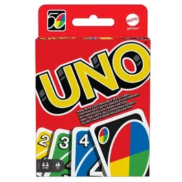 Mattel Games Uno - Jeu de cartes familial - Version française - Jeu de société classique pour 2 à 10 joueurs à partir de 7 ans - Réf. W2087