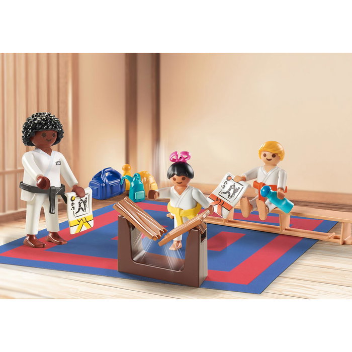 Playmobil Entraînement de Karaté Sports Action 71186, Multilingue (Anglais, Français, Allemand, Italien, Portugais, Espagnol), +4 Ans