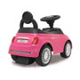 Ociotrends Correpasillos Fiat 500 Rosa 61x38.30x28 cm - Porteur bébé avec sons et lumières, pour 12 mois à 3 ans