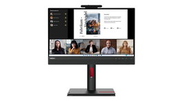 Lenovo Moniteur TIO 22 Gen 5 21.5" FHD IPS (1920 x 1080, 250 cd/m2, 1000:1, 6 ms) avec webcam 1080p, ThinkShutter, haut-parleurs intégrés - HDMI, DisplayPort, USB